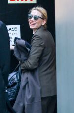 CATE BLANCHETT Arrivinesg at Barrymore Theatre in New York 01/29/2017