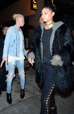 CHANEL IMAN and JOURDAN DUNN at Catch LA in West Hollywood 01/07/2017
