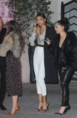 CHANEL IMAN Leaves Sunset Towers Hotel in Los Angeles 01/27/2017