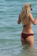 CHANTEL JEFFRIES and ALISSA VIOLET in Bikinis on the Beach in Miami 01/06/2017