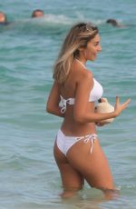 CHANTEL JEFFRIES and ALISSA VIOLET in Bikinis on the Beach in Miami 01/06/2017