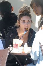 CHANTEL JEFFRIES Out for Lunch in Los Angeles 01/17/2017