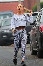 CHANTELLE CONNELLY Heading to a Gym in Manchester 01/26/2017