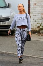 CHANTELLE CONNELLY Heading to a Gym in Manchester 01/26/2017
