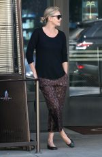 CHARLIZE THERON Out and About in Beverly Hills 01/17/2017