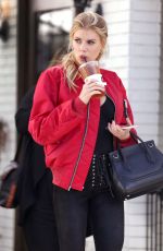 CHARLOTTE MCKINNEY Out and About in Studio City 01/12/2017