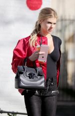CHARLOTTE MCKINNEY Out and About in Studio City 01/12/2017