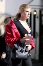 CHARLOTTE MCKINNEY Out and About in Studio City 01/12/2017