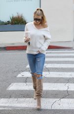 CHARLOTTE MCKINNEY Out in West Hollywood 01/24/2017