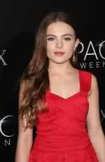 CHIARA AURELIA at ‘The Space Between Us’ Premiere in Los Angeles 01/17/2017