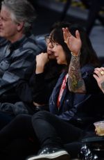 CHIARA FERRAGNI and Dyan Cannon at Miami Heat vs LA Lakers Game in Los Angeles 01/06/2017
