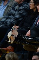 CHIARA FERRAGNI and Dyan Cannon at Miami Heat vs LA Lakers Game in Los Angeles 01/06/2017