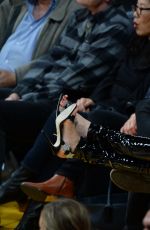 CHIARA FERRAGNI and Dyan Cannon at Miami Heat vs LA Lakers Game in Los Angeles 01/06/2017