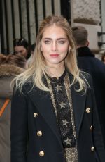 CHIARA FERRAGNI at Elie Saab Fashion Show in Paris 01/25/2017