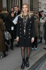 CHIARA FERRAGNI at Elie Saab Fashion Show in Paris 01/25/2017