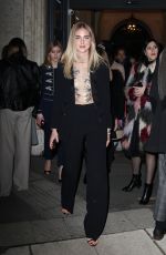 CHIARA FERRAGNI Leaves Alberta Ferretti Fashion Show at Milan Fashion Week 01/13/2017