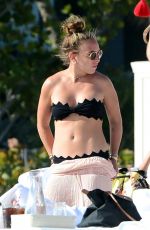 CHLOE GREEN Leaves a Beach in Miami 12/31/2016