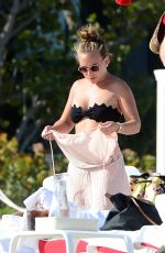 CHLOE GREEN Leaves a Beach in Miami 12/31/2016