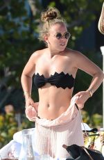 CHLOE GREEN Leaves a Beach in Miami 12/31/2016