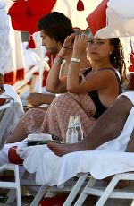 CHLOE GREEN on the Beach in Miami 01/05/2017
