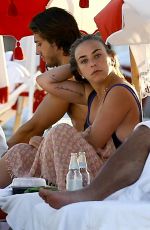 CHLOE GREEN on the Beach in Miami 01/05/2017