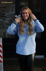 CHLOE MEADOWS Leaves SNM Hair Salon in London 01/13/2017