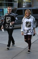 CHLOE MORETZ Arrives at Staples Center in Los Angeles 01/29/2017