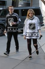 CHLOE MORETZ Arrives at Staples Center in Los Angeles 01/29/2017