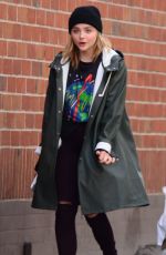 CHLOE MORETZ Out and About in Beverly Hills 01/05/2017