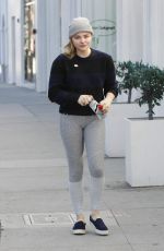 CHLOE MORETZ Out and About in Beverly Hills 01/14/2017