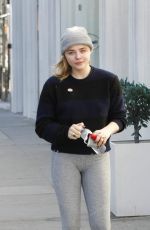 CHLOE MORETZ Out and About in Beverly Hills 01/14/2017