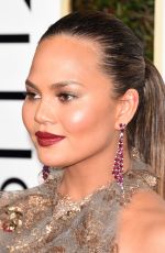 CHRISSY TEIGEN at 74th Annual Golden Globe Awards in Beverly Hills 01/08/2017