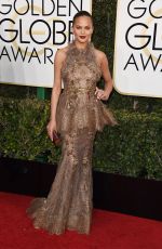 CHRISSY TEIGEN at 74th Annual Golden Globe Awards in Beverly Hills 01/08/2017