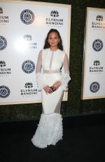 CHRISSY TEIGEN at Art of Elysium Presents Stevie Wonder’s Heaven in Los Angeles 01/07/2017