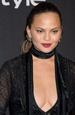 CHRISSY TEIGEN at Warner Bros. Pictures & Instyle’s 18th Annual Golden Globes Party in Beverly Hills 01/08/2017