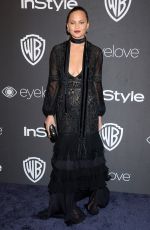 CHRISSY TEIGEN at Warner Bros. Pictures & Instyle’s 18th Annual Golden Globes Party in Beverly Hills 01/08/2017