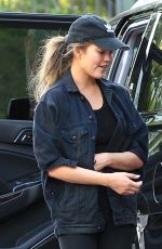 CHRISSY TEIGEN Out for Shopping in West Hollywood 01/30/2017