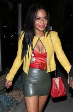 CHRISTINA MILIAN at Bootsy Bellows in West Hollywood 01/14/2017