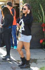 CHRISTINA MILIAN in Short Skirt Out in Los Angeles 01/11/2017