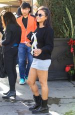 CHRISTINA MILIAN in Short Skirt Out in Los Angeles 01/11/2017