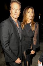 CINDY CRAWFORD at Catch LA in West Hollywood 01/10/2017