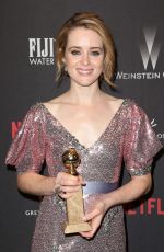 CLAIRE FOY at Weinstein Company and Netflix Golden Globe Party in Beverly Hills 01/08/2017