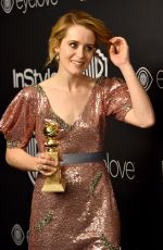 CLAIRE FOY at Weinstein Company and Netflix Golden Globe Party in Beverly Hills 01/08/2017