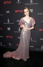 CLAIRE FOY at Weinstein Company and Netflix Golden Globe Party in Beverly Hills 01/08/2017