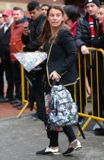 COLEEN ROONEY Arrives at Old Trafford in Manchester 01/29/2017