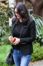 COURTENEY COX Leaves a Office in West Hollywood 01/12/2017