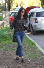 COURTENEY COX Out and About in Brentwood 01/28/2017