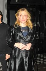 COURTNEY LOVE Out for Dinner at Craig