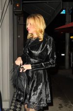 COURTNEY LOVE Out for Dinner at Craig