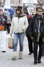 DAISY FUENTES Out for Shopping in Telluride 12/29/2016